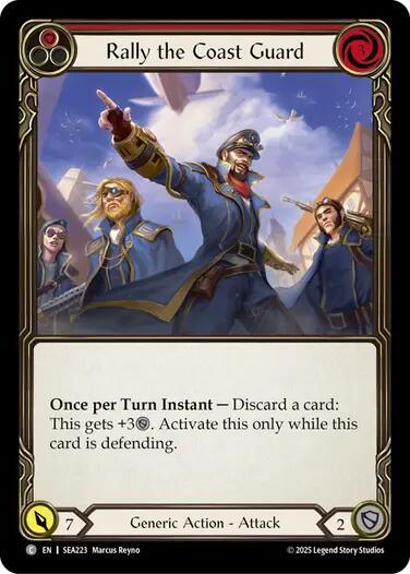Rally the Coast Guard (Red) card image