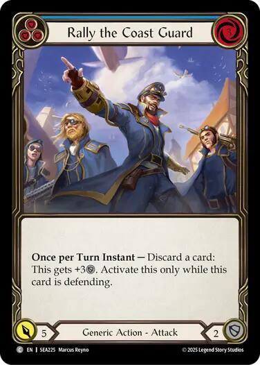 Rally the Coast Guard (Blue) card image