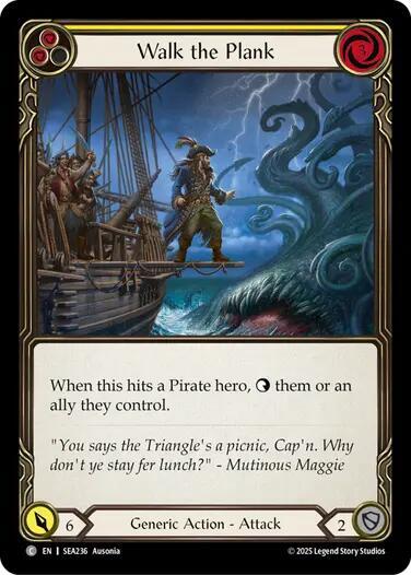Walk the Plank (Yellow) card image