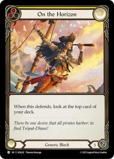 On the Horizon (Yellow) card image