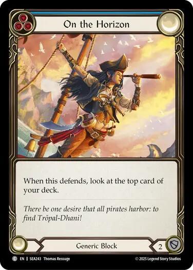 On the Horizon (Blue) card image