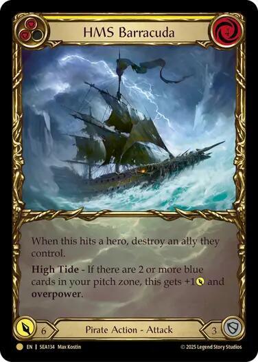 HMS Barracuda (Treasure) card image