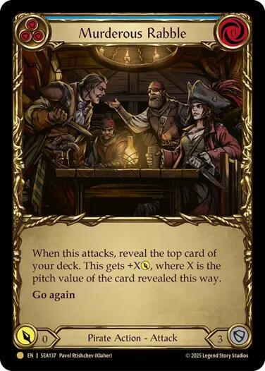 Murderous Rabble (Treasure) card image