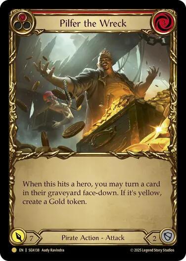 Pilfer the Wreck (Red) (Treasure) card image