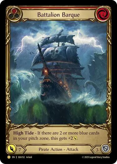 Battalion Barque (Red) (Treasure) card image