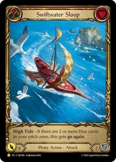Swiftwater Sloop (Red) (Treasure) card image