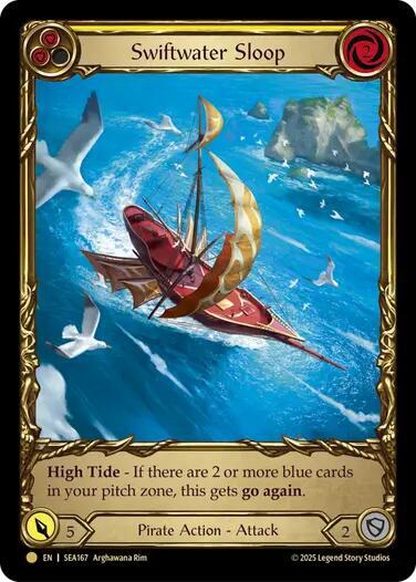 Swiftwater Sloop (Yellow) (Treasure) card image