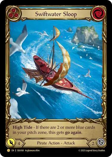 Swiftwater Sloop (Blue) (Treasure) card image