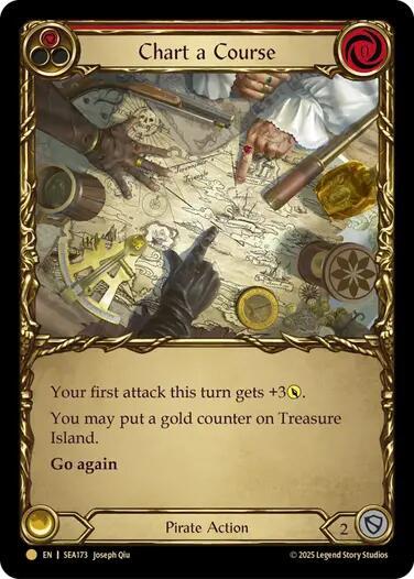 Chart a Course (Red) (Treasure) card image