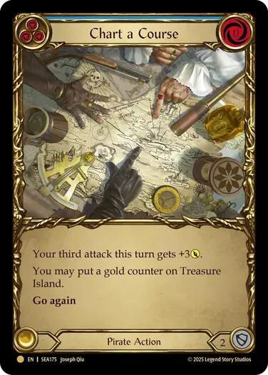 Chart a Course (Blue) (Treasure) card image