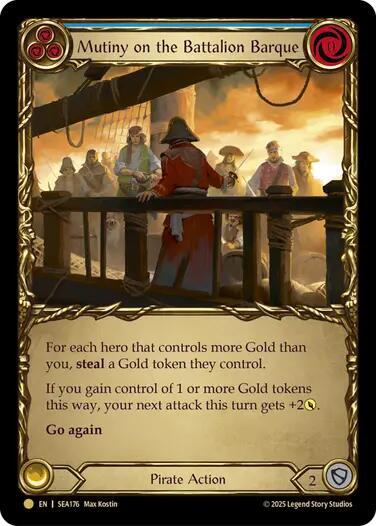 Mutiny on the Battalion Barque (Treasure) card image