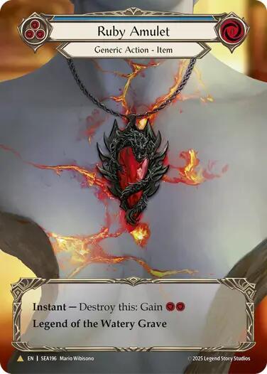 Ruby Amulet (Treasure) card image