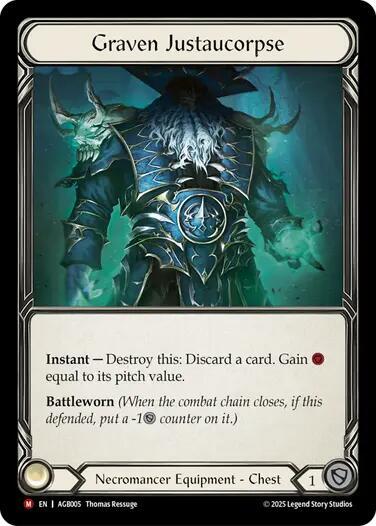 Graven Justaucorpse card image