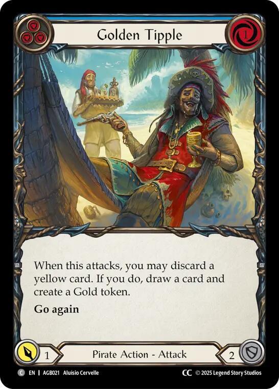 Golden Tipple (Blue) (CC Tag) card image