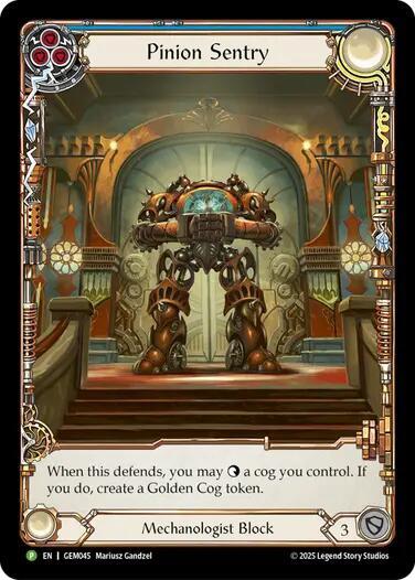Pinion Sentry card image