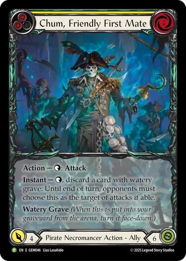 Chum, Friendly First Mate card image