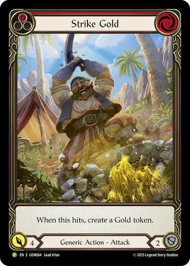 Strike Gold (Red) card image