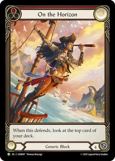 On the Horizon (Red) card image