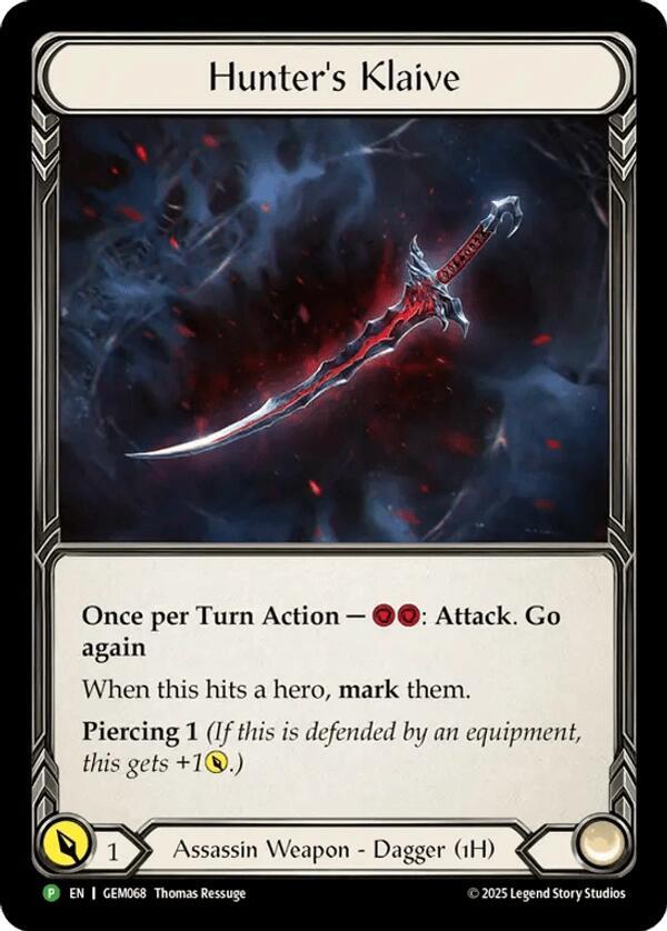 Hunter's Klaive card image