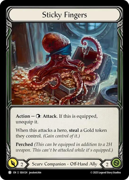 Sticky Fingers // Treasure Island card image