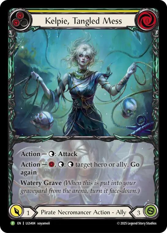 Kelpie, Tangled Mess (LGS404) card image