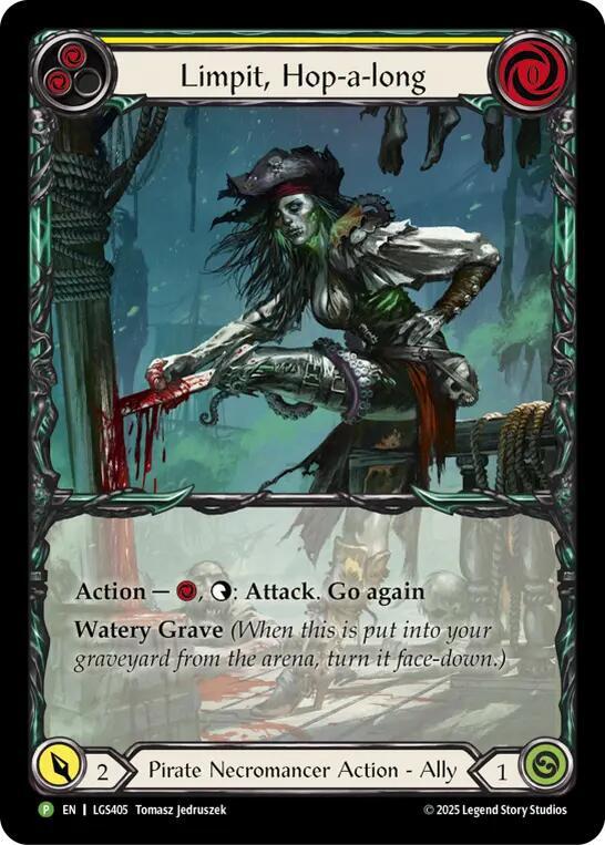 Limpit, Hop-a-long (LGS405) card image