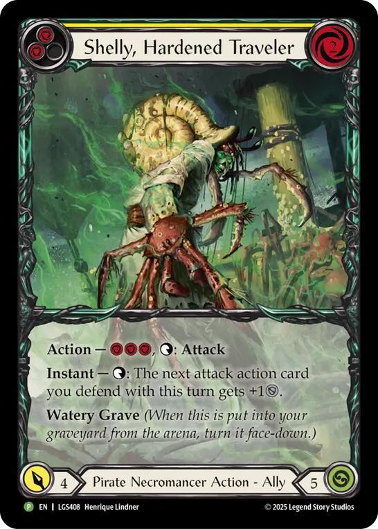 Shelly, Hardened Traveler (LGS408) card image