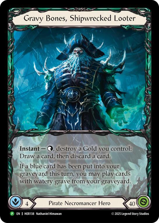 Gravy Bones, Shipwrecked Looter - HER138 card image