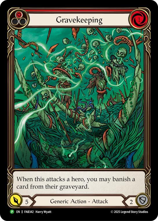 Gravekeeping (Red) - FAB342 card image