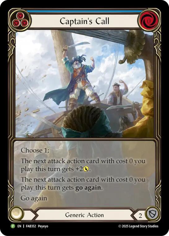 Captain's Call (Blue) - FAB352 card image