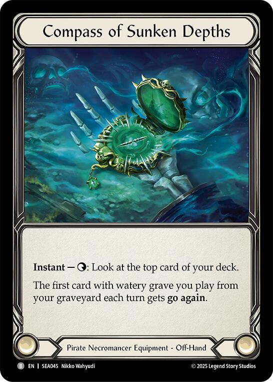 Compass of Sunken Depths // Treasure Island card image