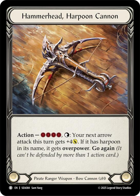 Hammerhead, Harpoon Cannon // Redspine Manta card image