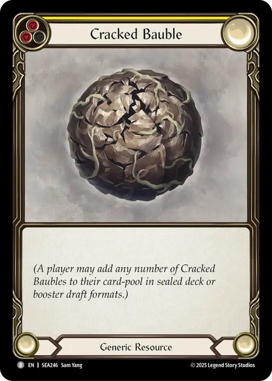 Cracked Bauble card image
