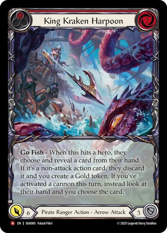King Kraken Harpoon (Extended Art) card image