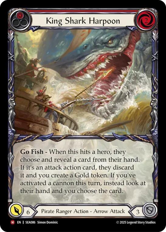 King Shark Harpoon (Extended Art) card image