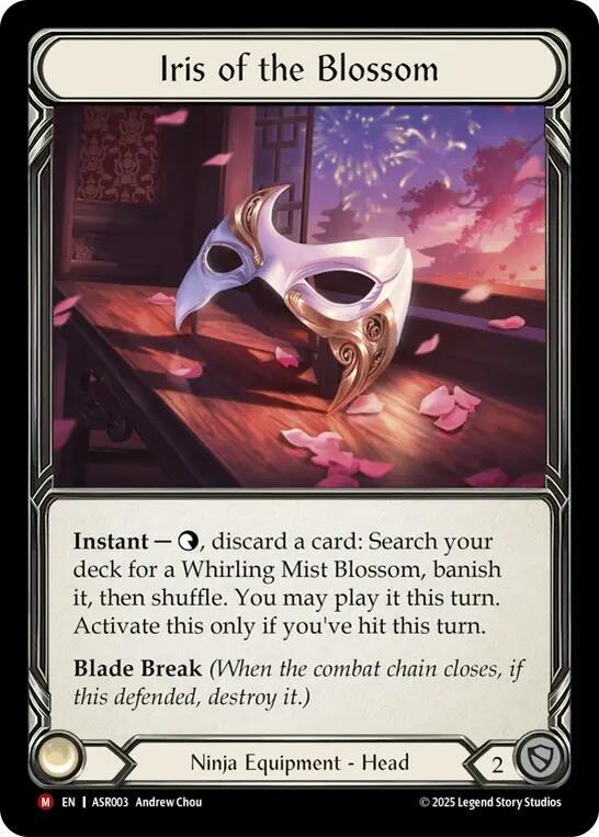 Iris of the Blossom card image