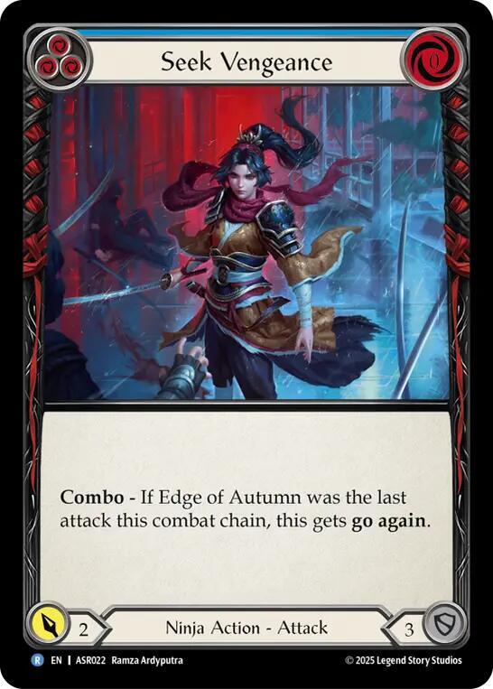 Seek Vengeance (Blue) card image