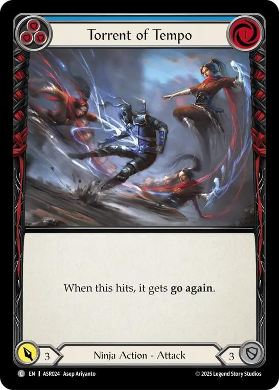 Torrent of Tempo (Blue) card image