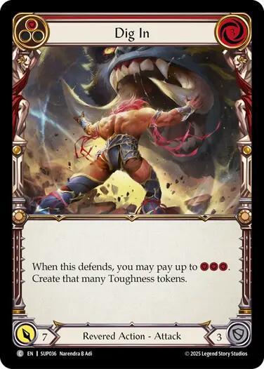 Dig In (Red) card image