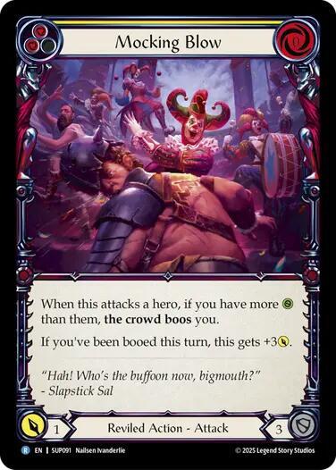 Mocking Blow (Yellow) card image