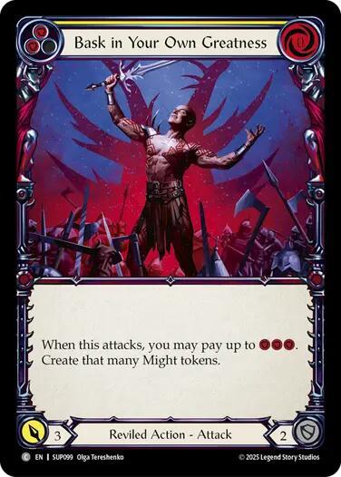 Bask in Your Own Greatness (Yellow) card image