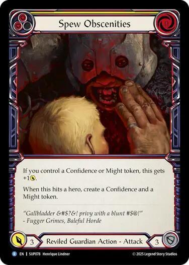 Spew Obscenities card image