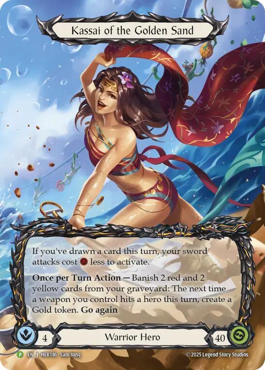 Kassai of the Golden Sand - HER146 card image