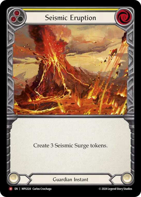 Seismic Eruption card image