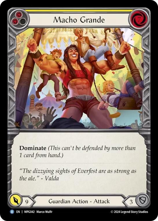 Macho Grande (Yellow) card image