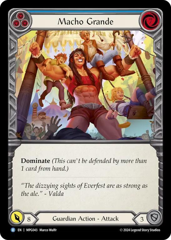 Macho Grande (Blue) card image
