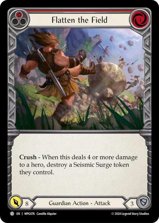 Flatten the Field (Red) card image