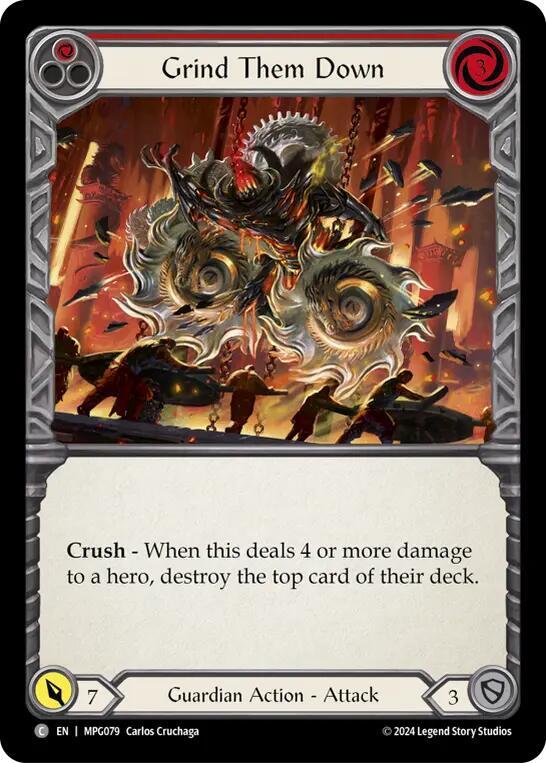 Grind Them Down (Red) card image
