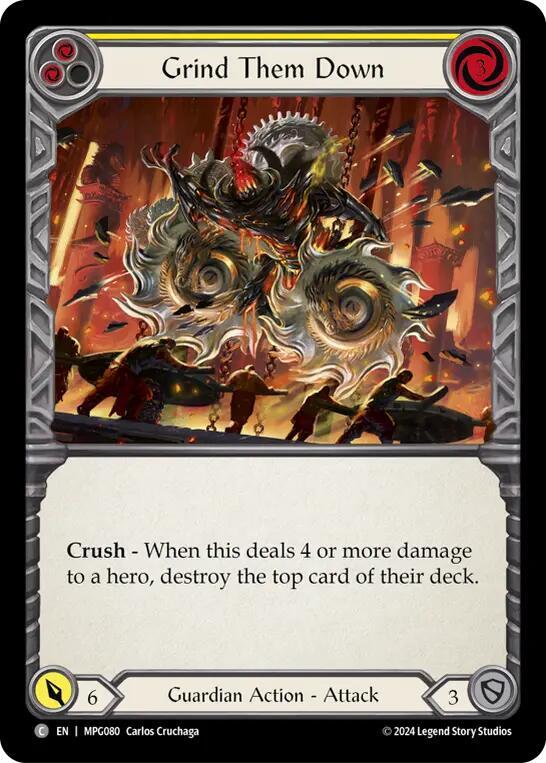 Grind Them Down (Yellow) card image