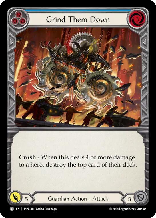 Grind Them Down (Blue) card image